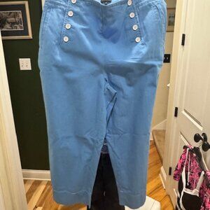 Talbots wide legged crop pants